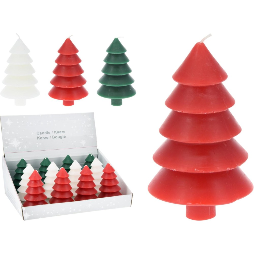 CANDELA ALBERO NATALE 12CM 3AS